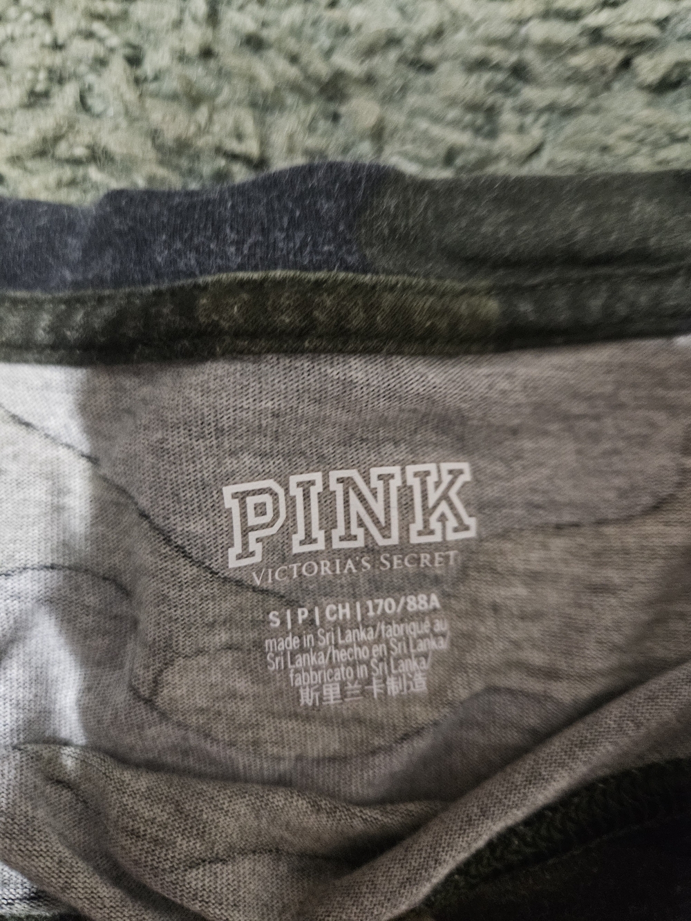 PINK Victoria's Secret Camo Long Sleeve Tee - Picture 4 of 4